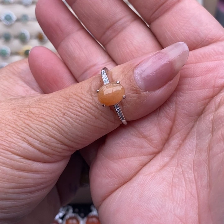 未镶嵌戒指翡翠糖*缅甸