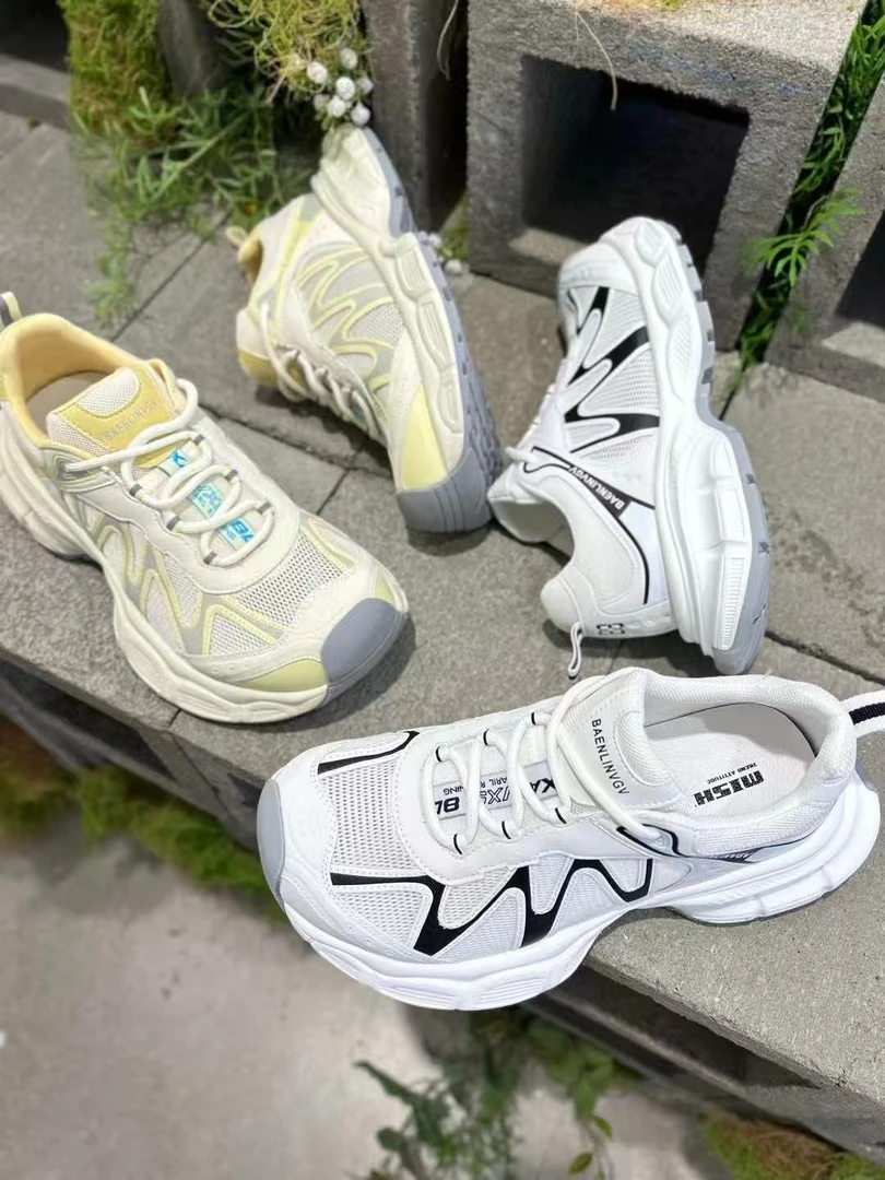 全透气网面潮流老爹鞋女夏季增高超轻休闲鞋1609