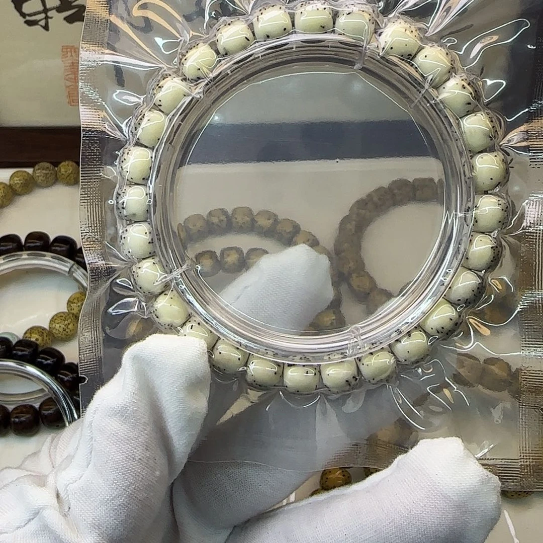 星月菩提手串卡8河豚灰背