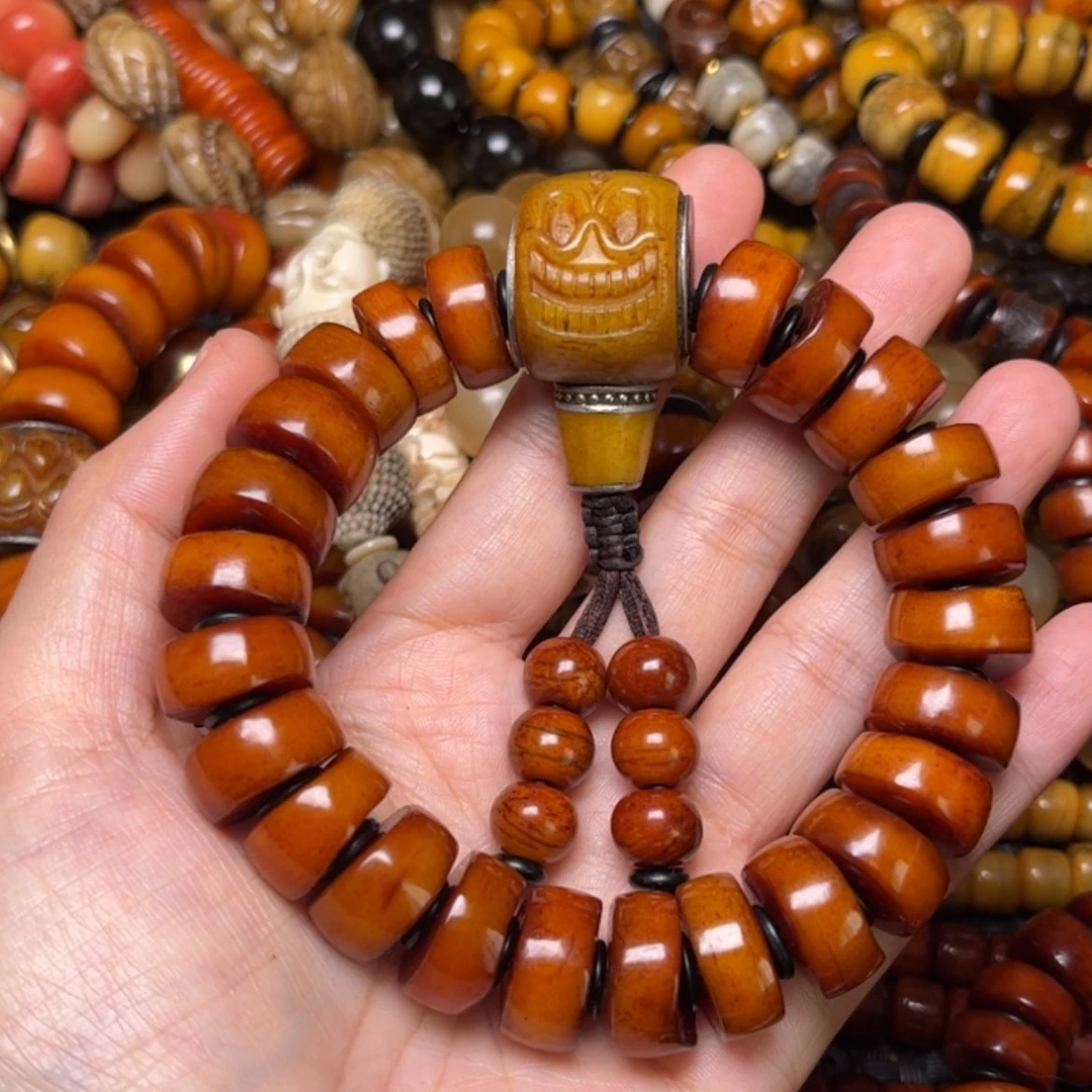 【闪购商品】牛骨手串/手链牛骨不规则切16×24颗