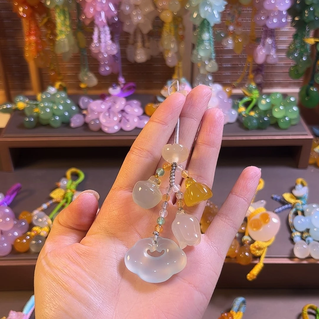 玛瑙/玉髓未镶嵌车挂