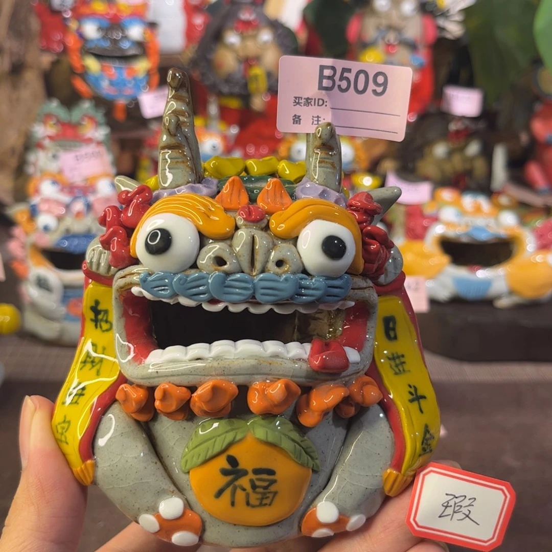 泥塑纯手工茶宠摆件