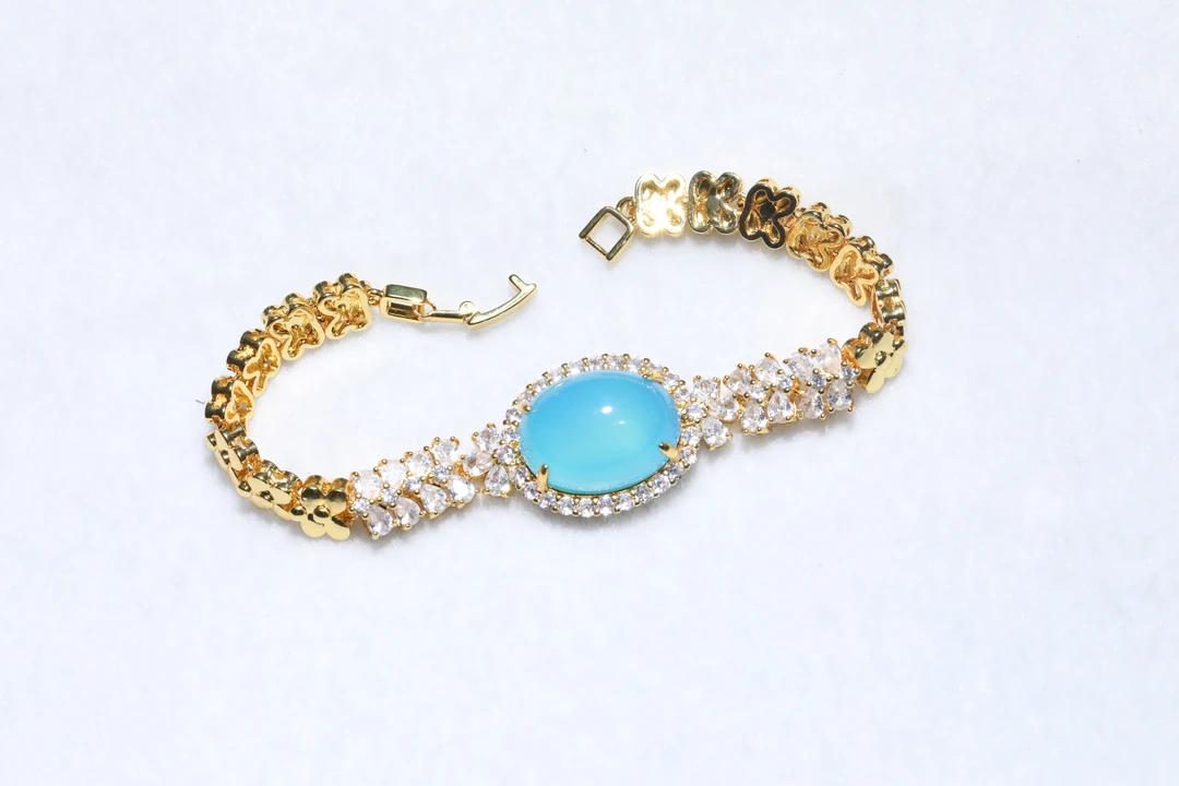 TYSL774蓝冰翡翠手链