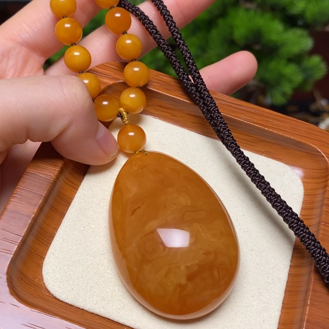 【闪购商品】蜜蜡颈饰未镶嵌项链
