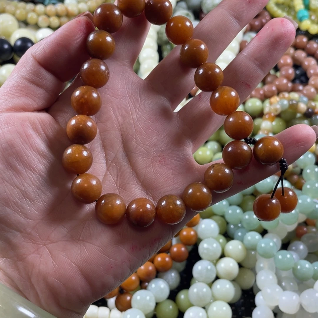 蛇纹石玉未镶嵌手链