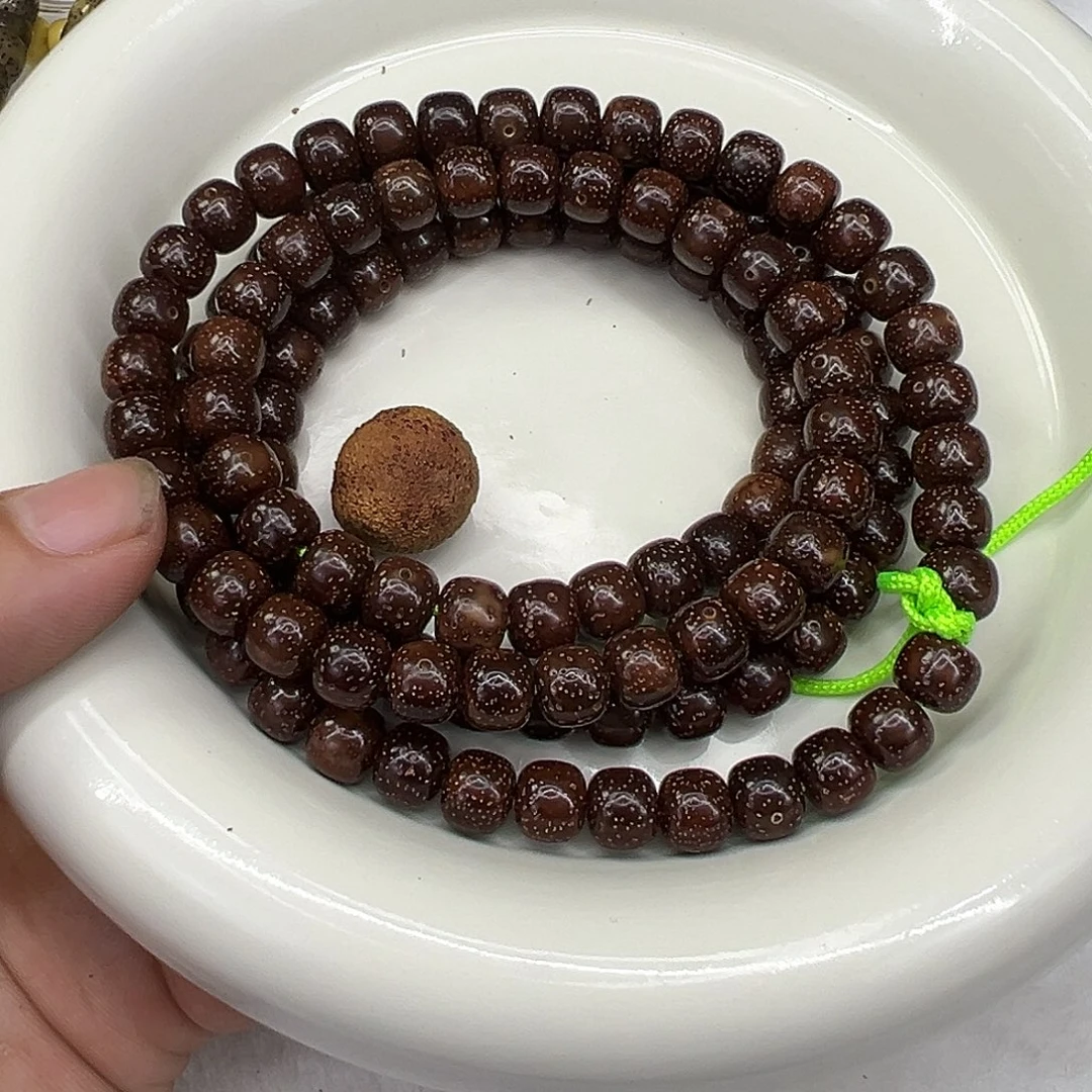 手串星月菩提48高端红冰糖星月菩提108-8左右