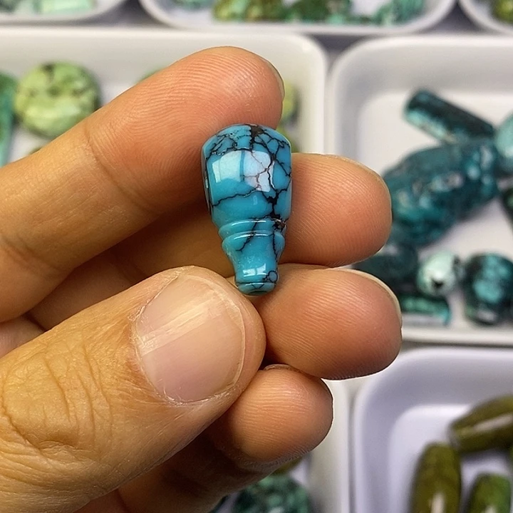 未镶嵌高瓷蓝三通