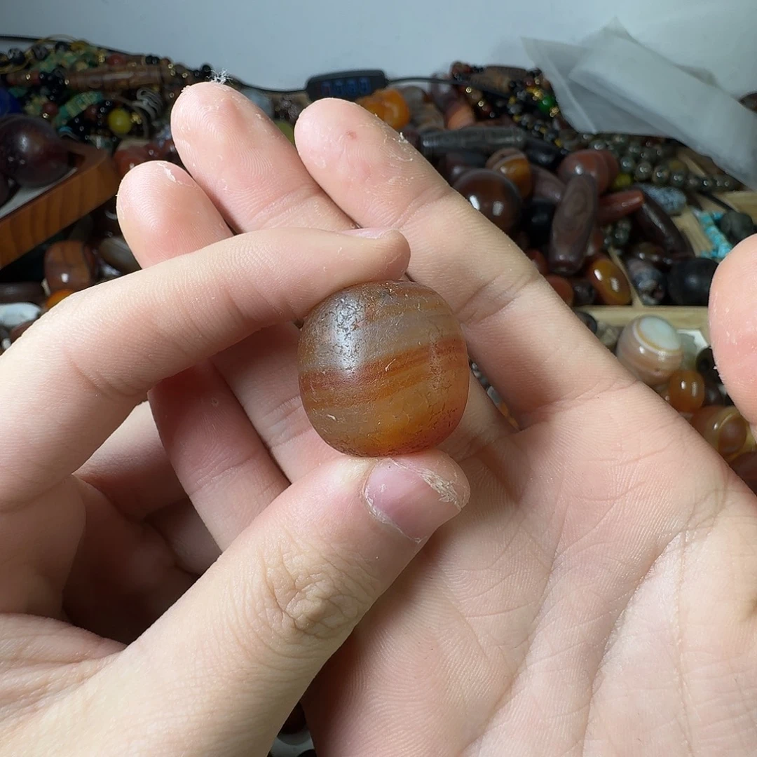 玉***棒玛瑙/玉髓未镶嵌纯天然玛瑙珠子