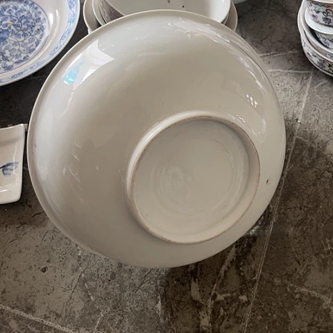陶瓷8寸大球泥手工碗两个