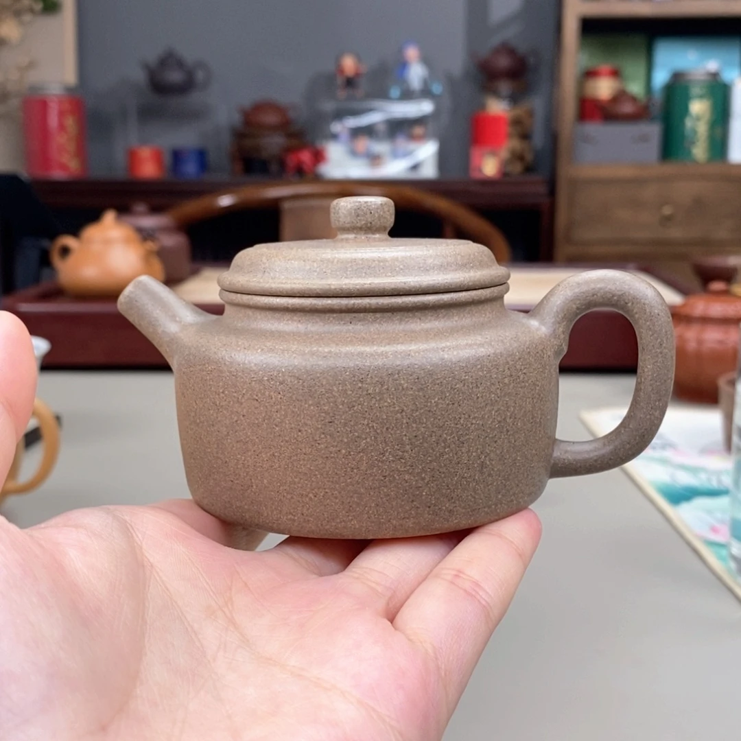 茶壶紫砂黄降坡德钟半手160cc
