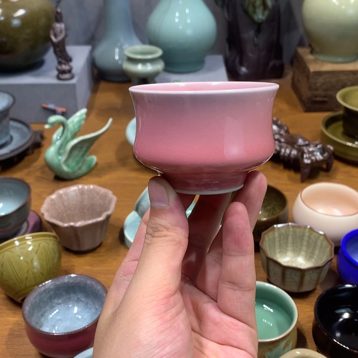 龙泉青瓷手工马蹄杯