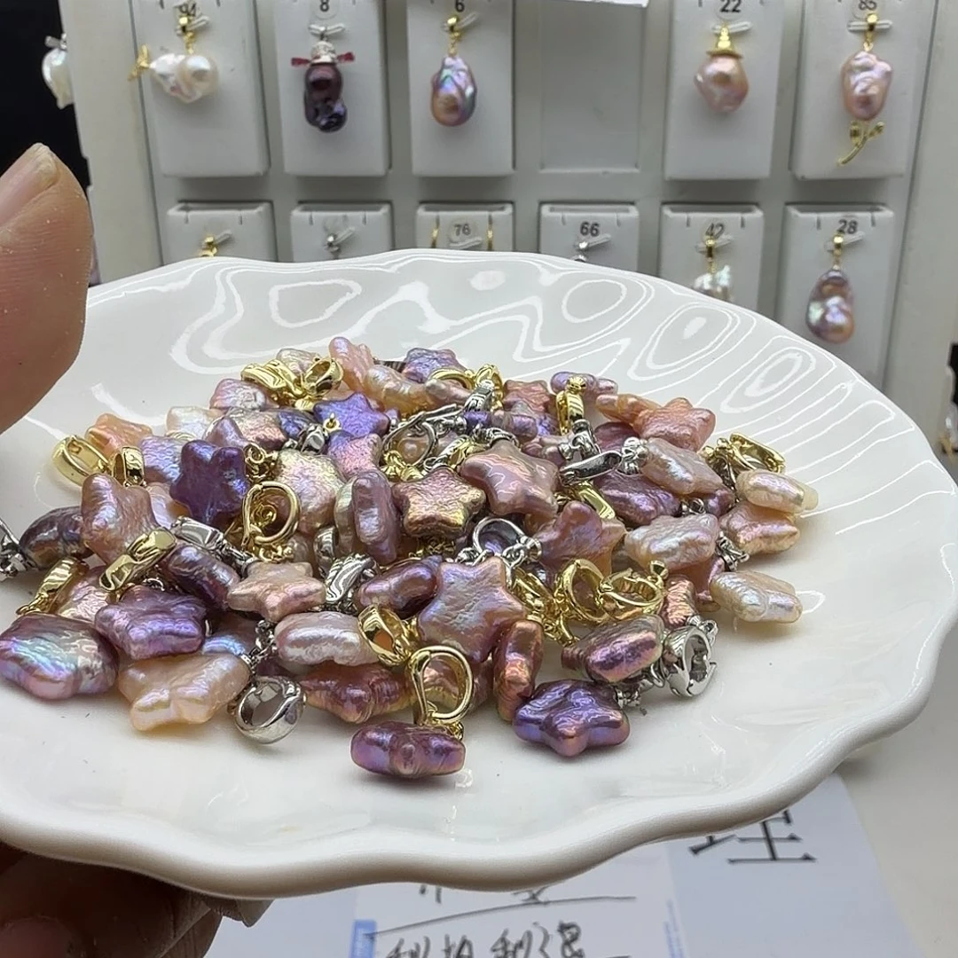 淡水珍珠颈饰合金