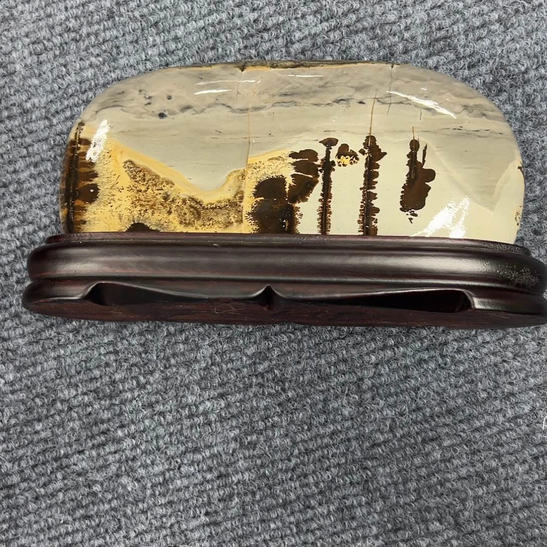 广西石广西天然国画石