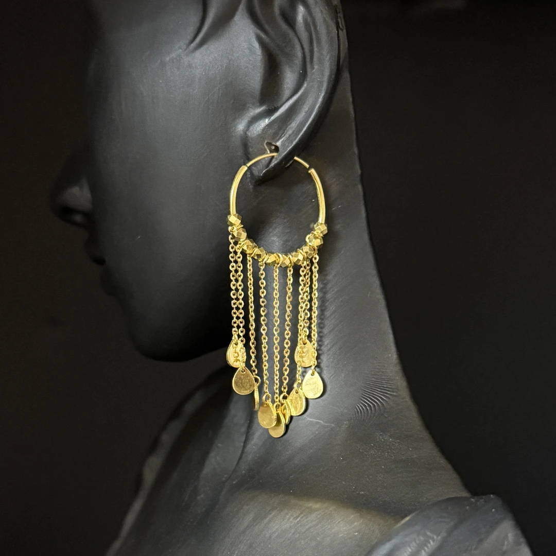 娅然黄金   足金999   9.89g   耳饰