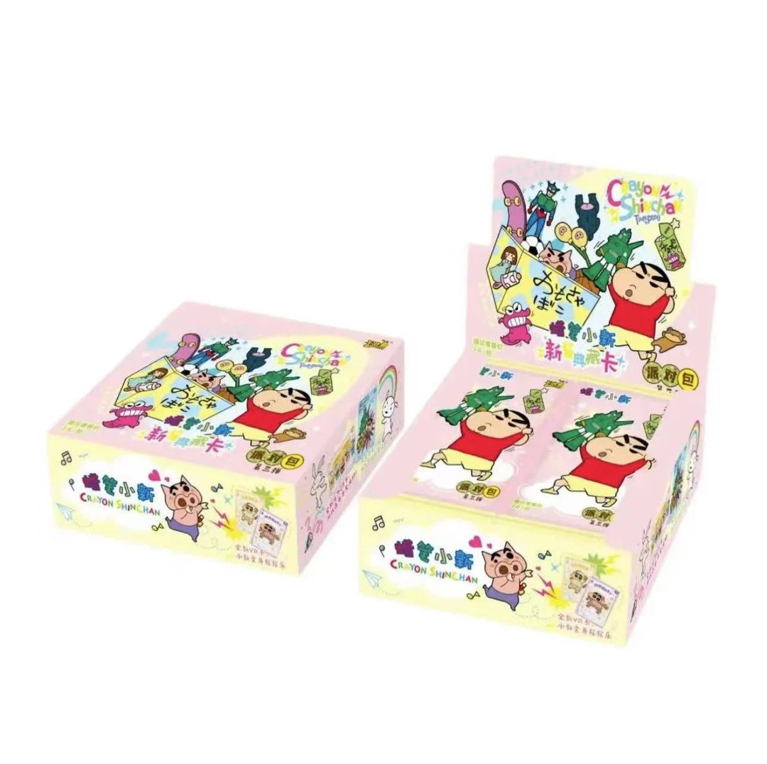 卡游【春日部防卫队刺刺】派对包第1/2/3弹蜡笔小新新酱典藏卡