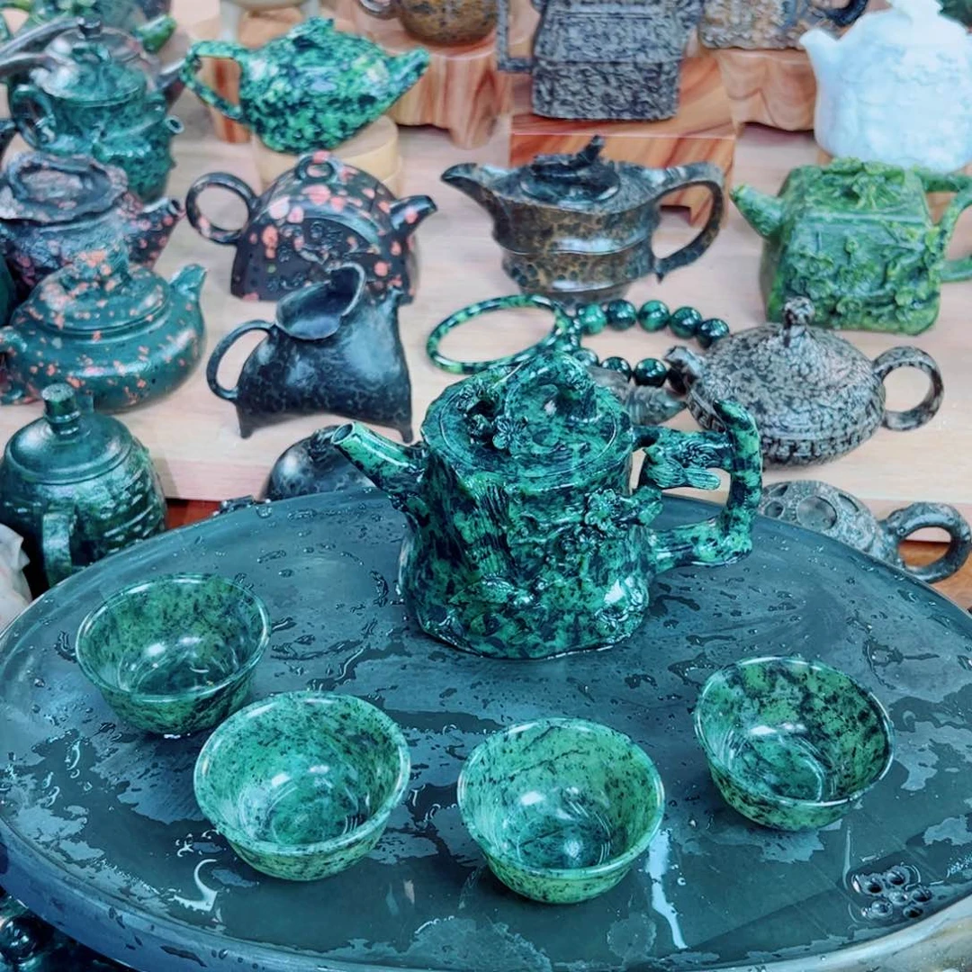 天然石材手工雕刻好*妈