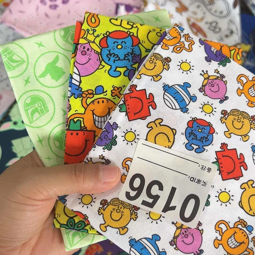 3片品牌纯棉小布块45.50厘米一片