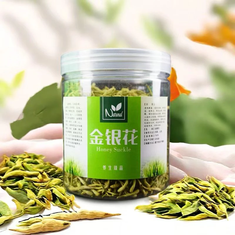 正宗金银花特级嫩芽金银花新货金银花茶叶金银花泡水罐装花草茶