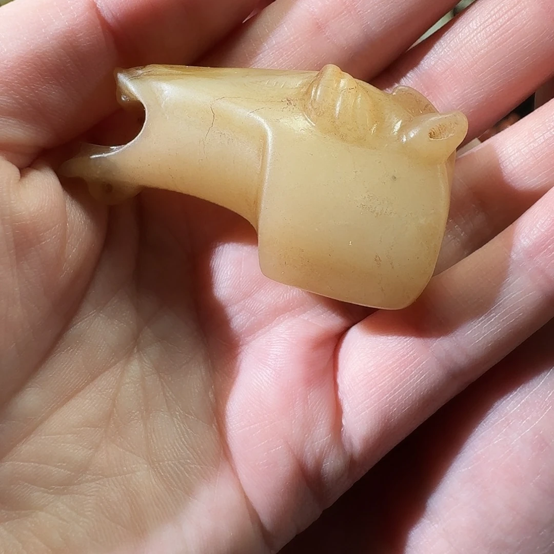 佛***忠和田玉未镶嵌颈饰11111111111111111