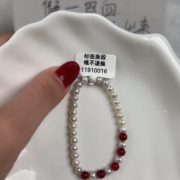 天然淡水珍珠银S925镶嵌淡水珍珠