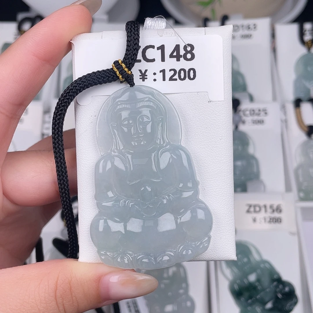 翡翠未镶嵌颈饰zc148