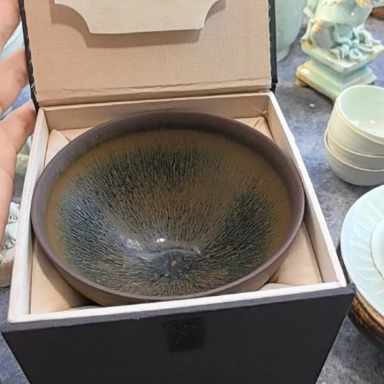 一***杯建窑建盏小碗一个