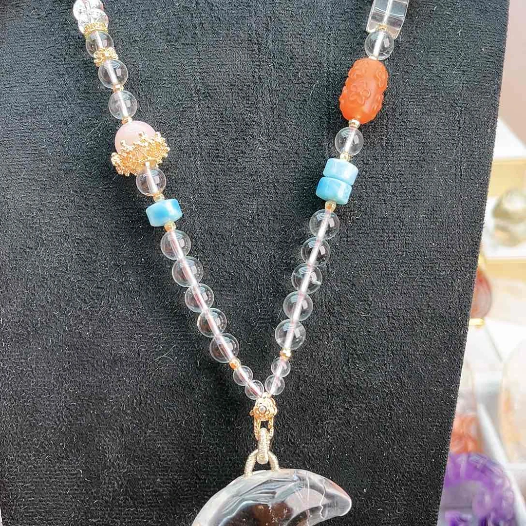 水晶666白水望月未镶嵌糯****?