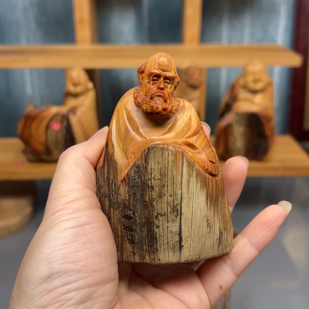 柏木崖柏木摆件手把件，56