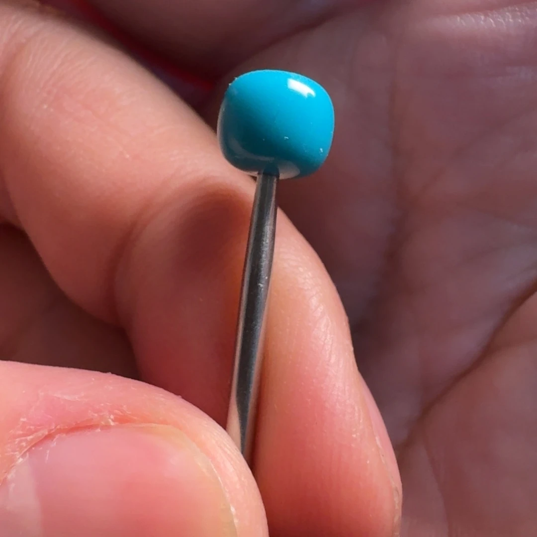 绿松石单珠未镶嵌7.5m m