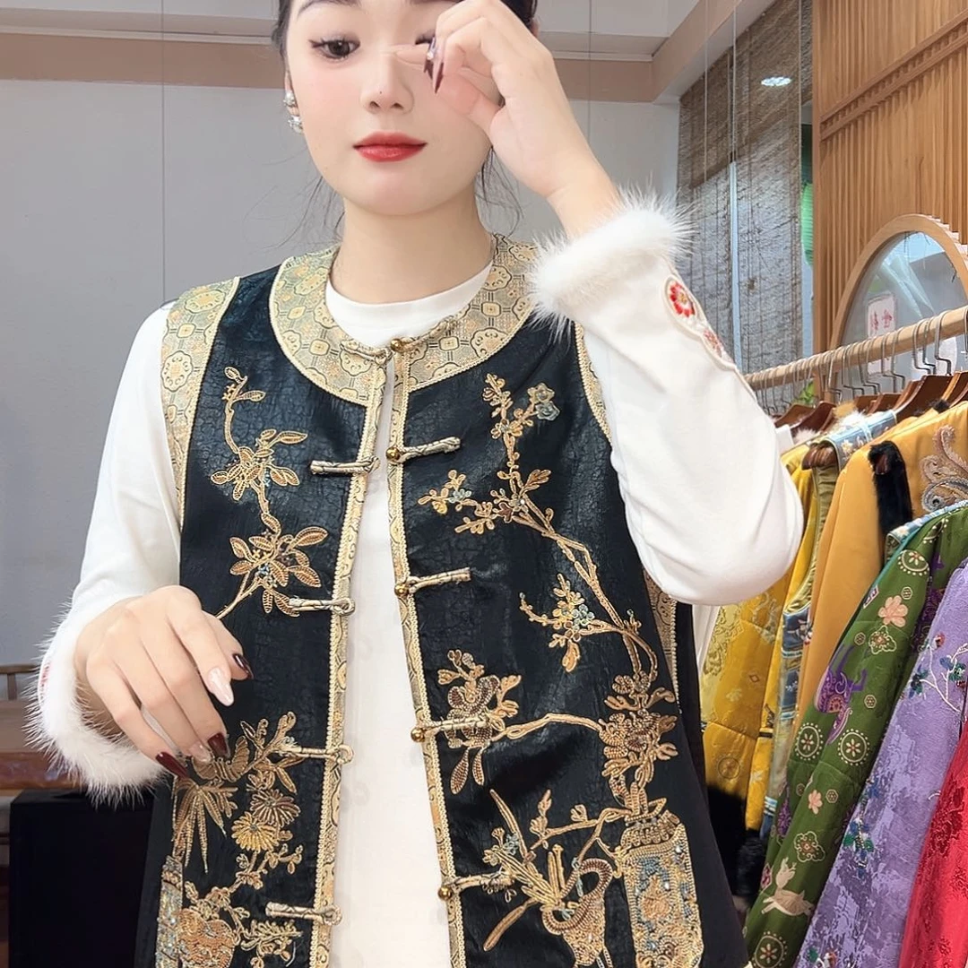 新中式女装马甲548