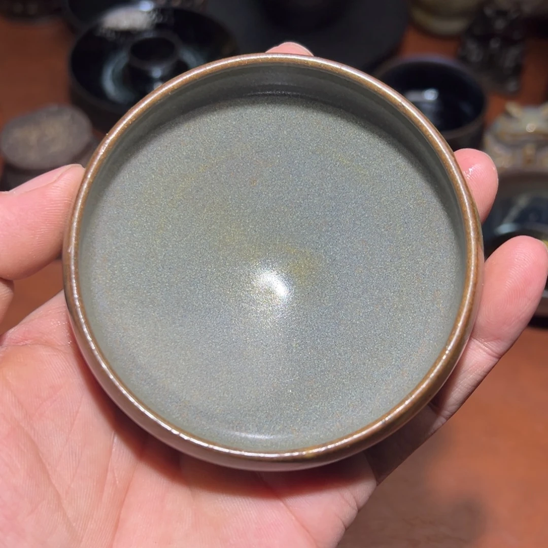 茶盏柴烧主人杯建窑建盏茶盏