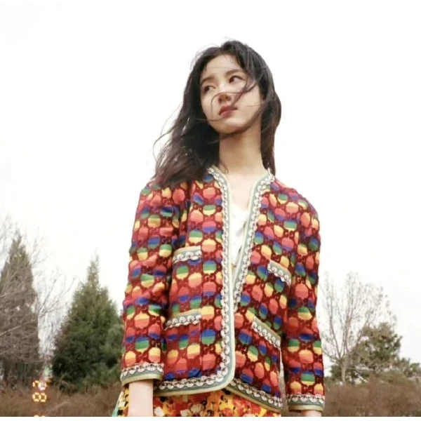 妃鱼/古驰/棉/外套/95新/s一零二九