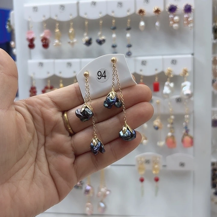 淡水珍珠发饰未镶嵌