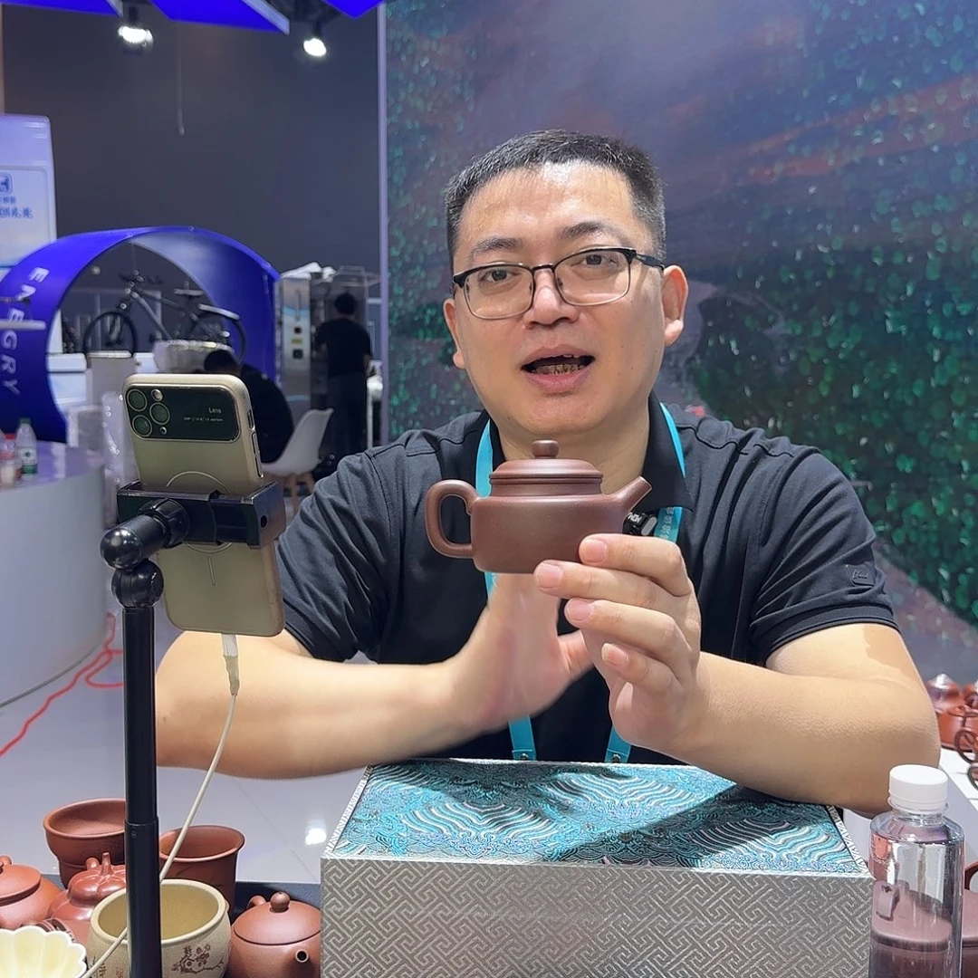 山****茶杯紫砂紫泥德钟  190CC