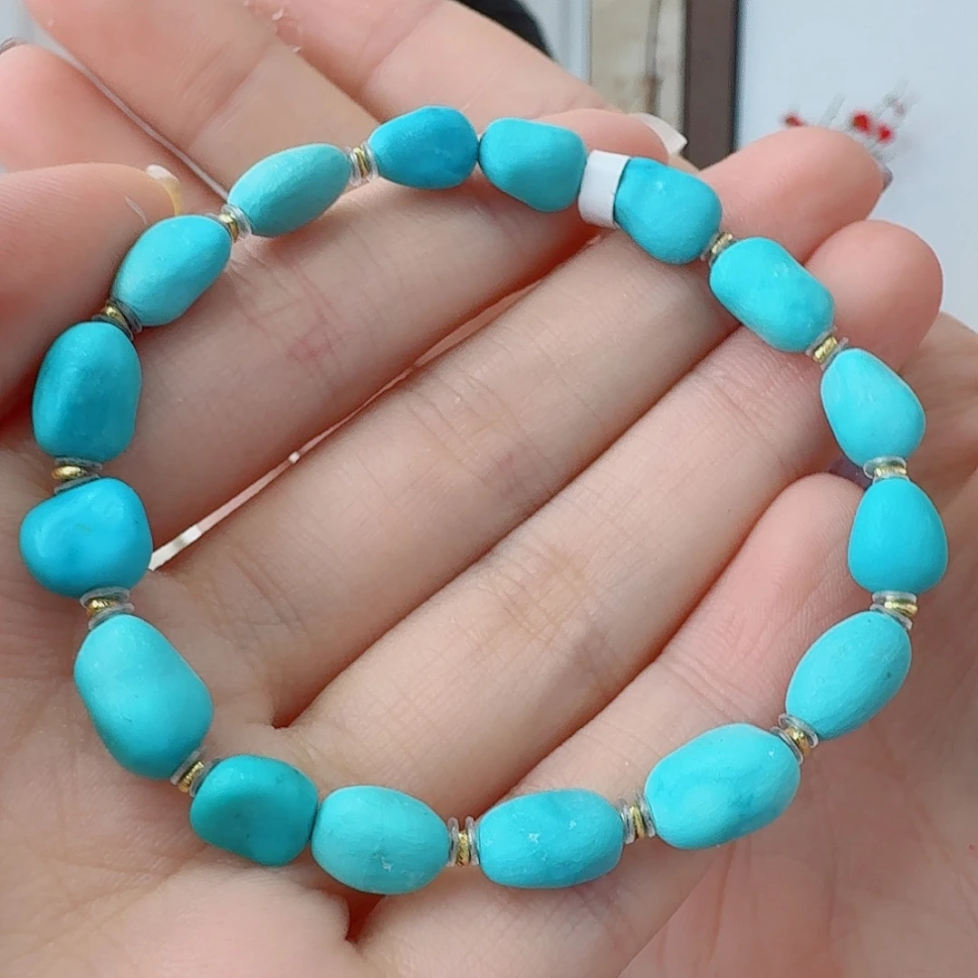 绿松石18K金镶嵌珠宝奇石