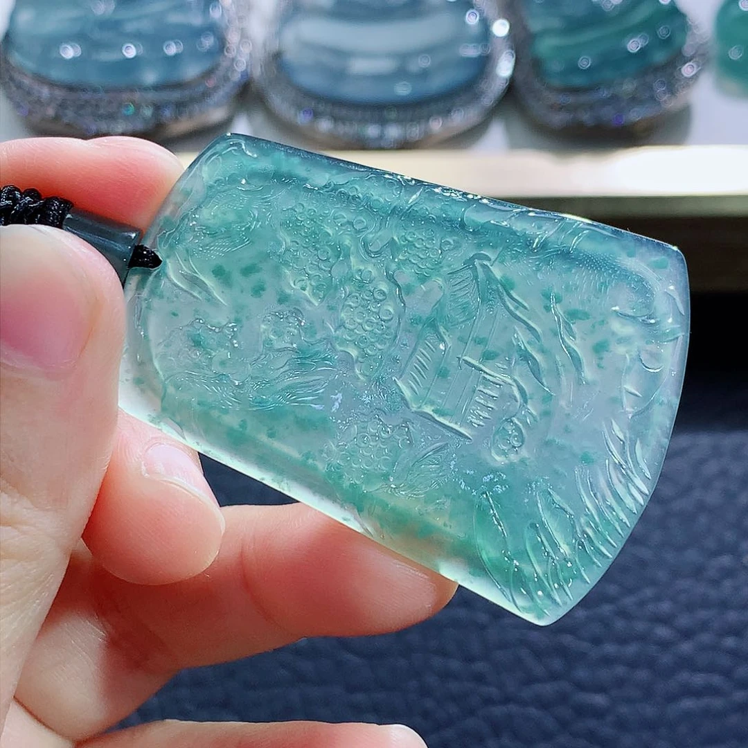 未镶嵌挂件翡翠翡翠