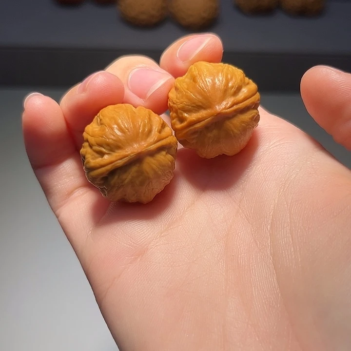 把件文玩核桃金豆953