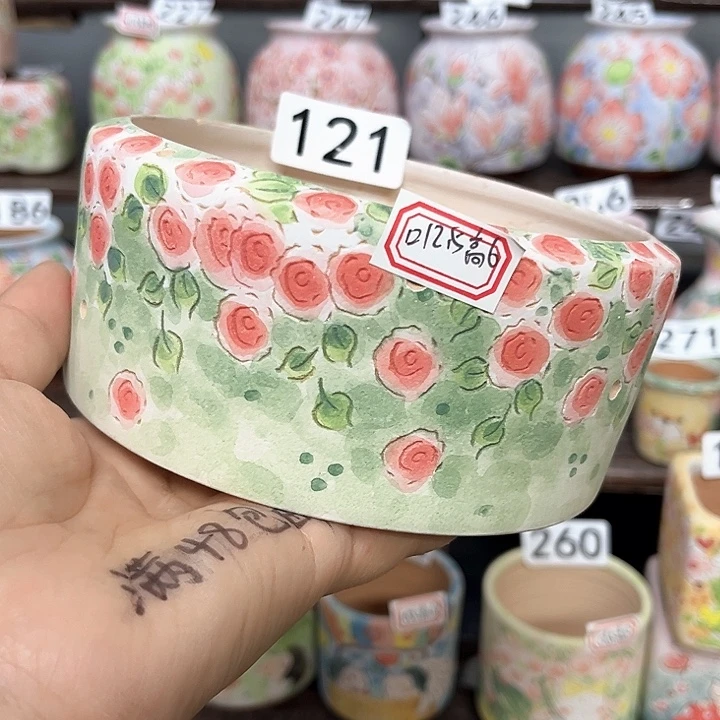 瑕疵手工制作多肉花盆