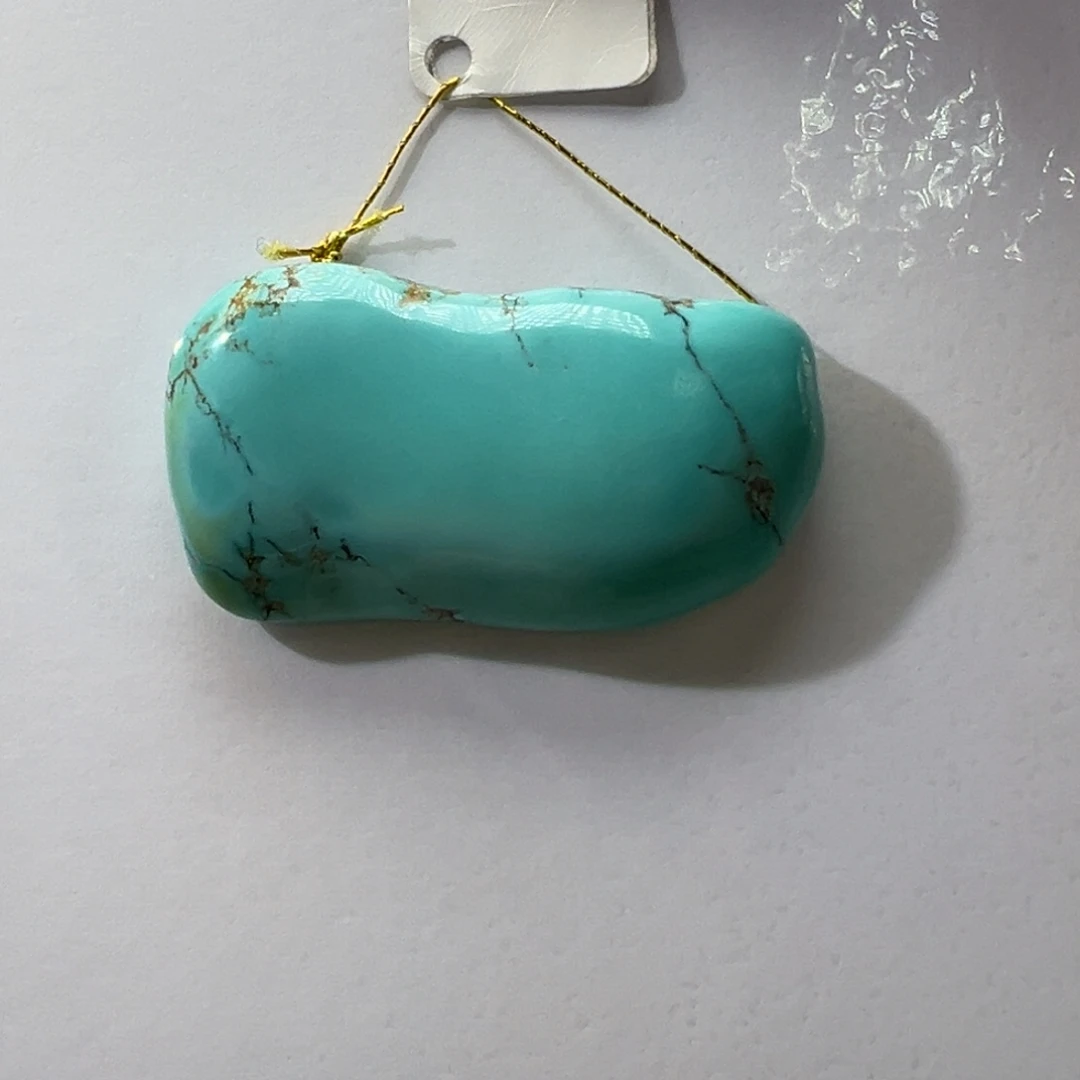 绿松石未镶嵌挂件