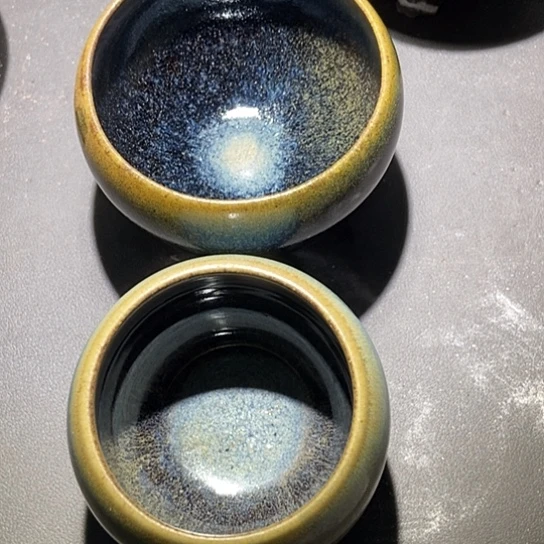 灵***溪茶盏702 建窑建盏（2只）