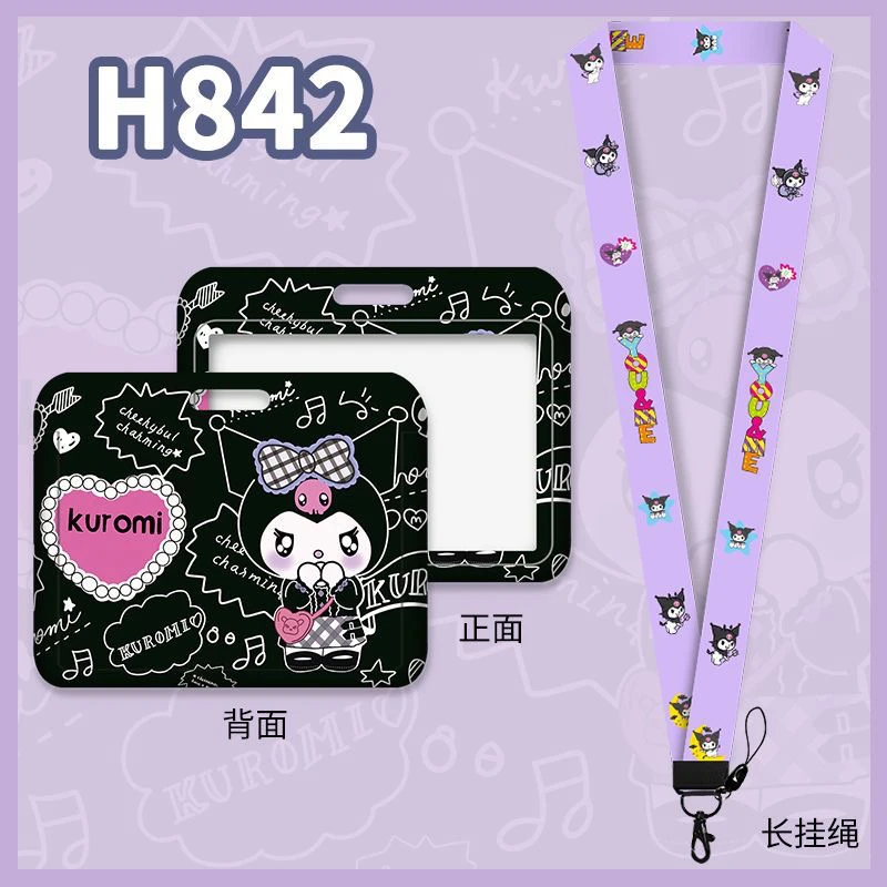 卡通可爱卡套易拉扣胸卡公交地铁证件套学生工作牌