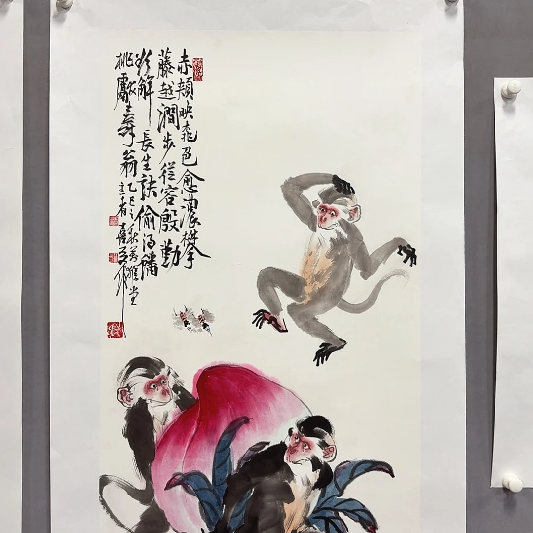 国画亲笔手绘放心去藏