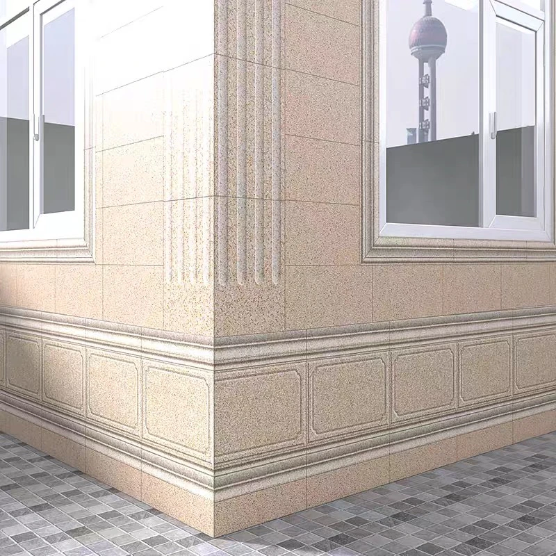 外墙砖别墅自建房墙角石瓷砖400X600墙裙砖庭院围墙线条腰线瓷砖