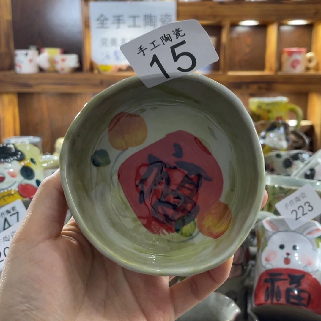 景德镇手工陶瓷碟子15