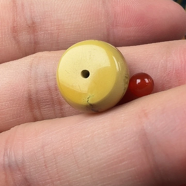 南红玛瑙未镶嵌配饰卡13.5