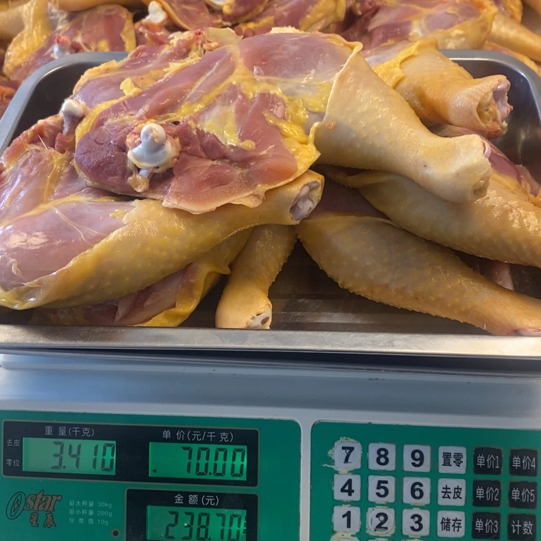 30天中国大陆包装鸡腿210