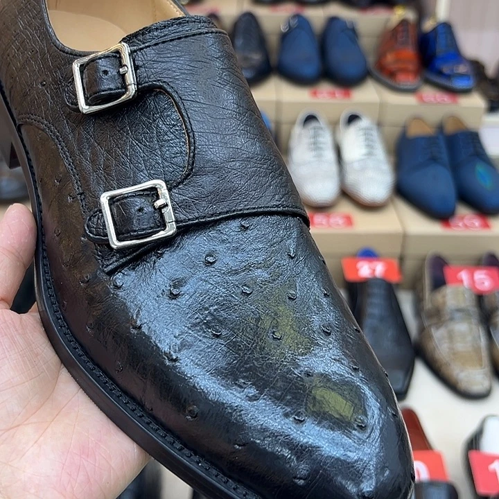 趙***苼鸵鸟皮（革）39码实物