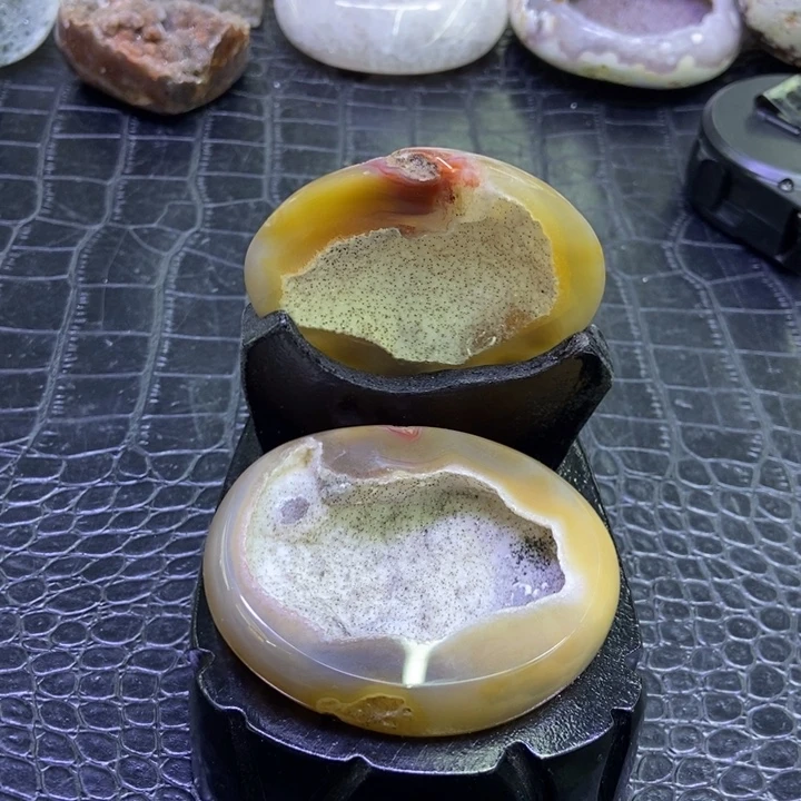 珠宝半成品水晶未镶嵌聚宝盆