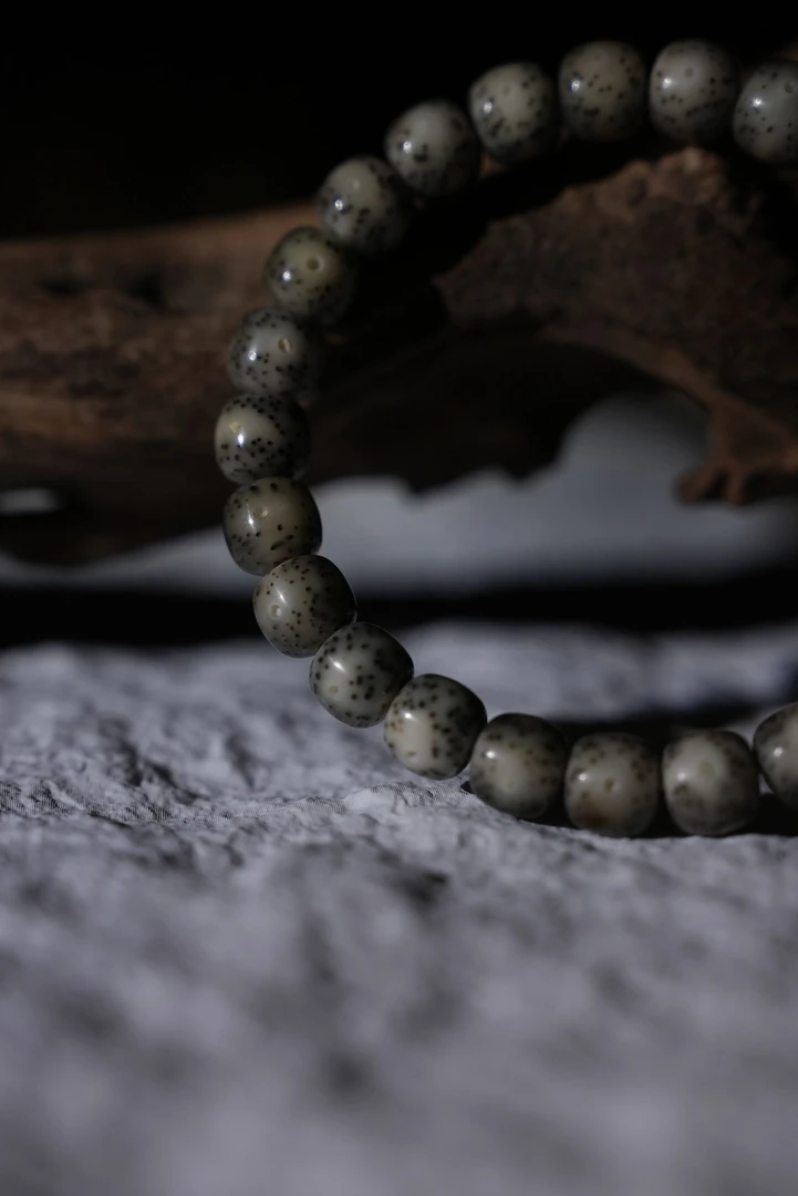 【七斗半出品】石玉料星月菩提老型-多样性发货-555777