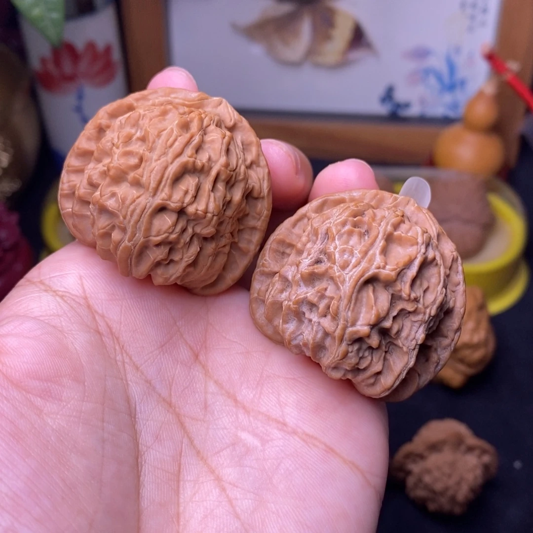 把件文玩核桃39.5白狮子